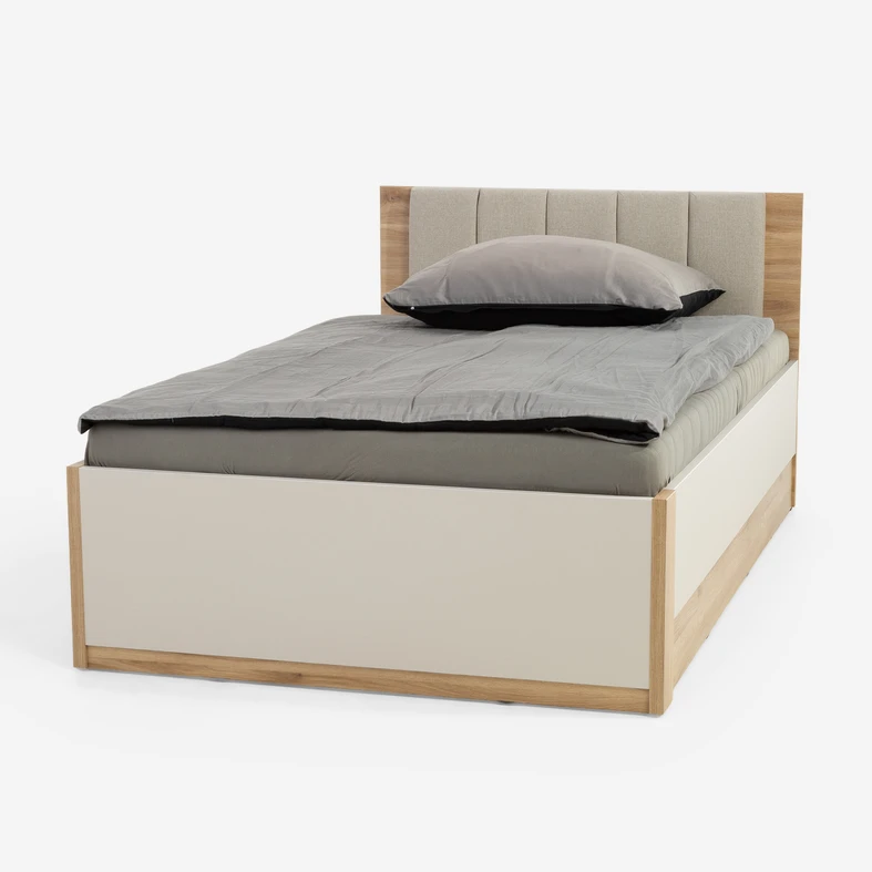 Postel s úložným prostorem a roštem OAK SQUERE 120x200.
