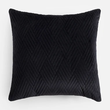 Černý dekorační povlak na polštář ZYGGY 45x45 cm
