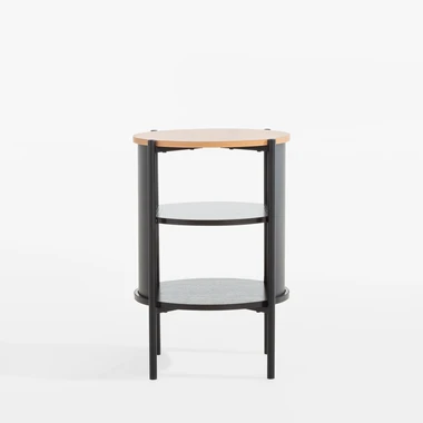 Noční stolek s policemi HILTO