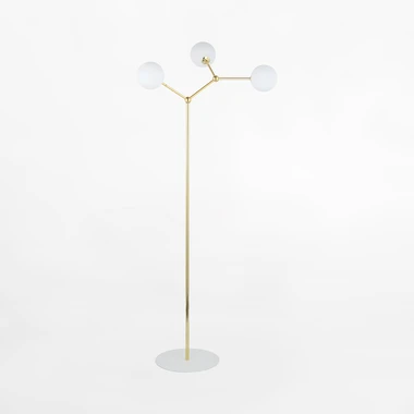 Zlatá stojací lampa FAIRY