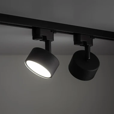 Bodovka na světelnou lištu TRACER AVIA se žárovkou GX53 LED černá