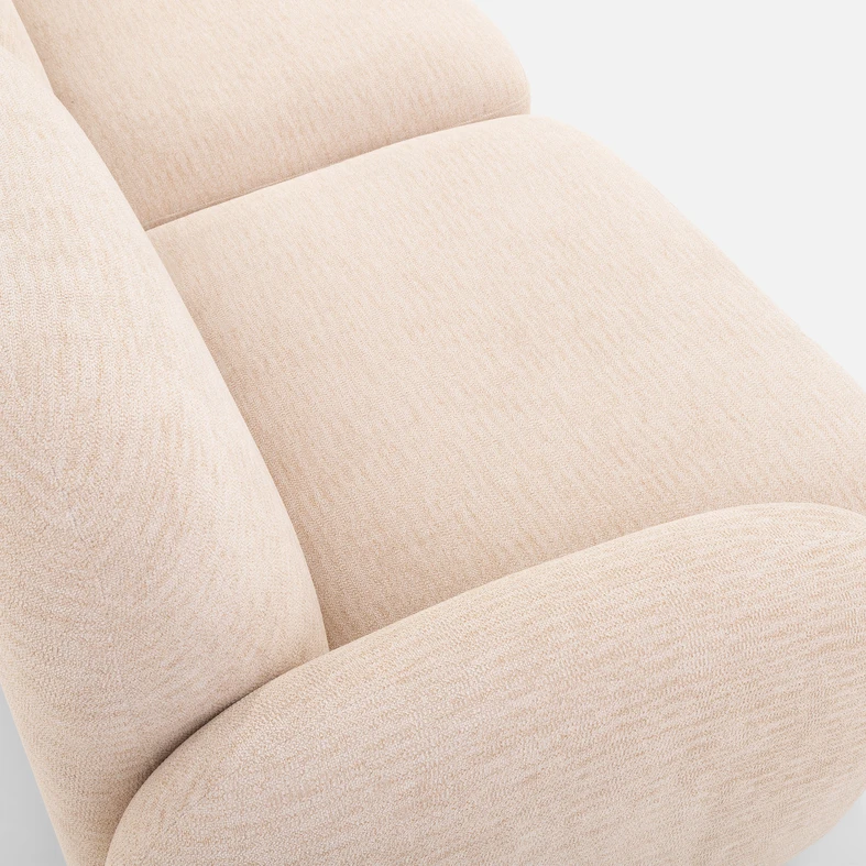 Detal, widok z góry na miękkie siedziska