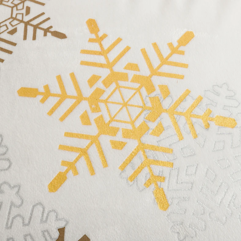 Povlak na polštář Vánoční bílý SNOV 45x45 cm