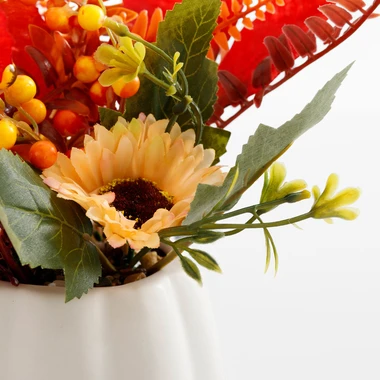 Umělá kytice v květináči 19 cm