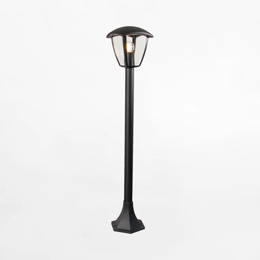 Černá venkovní stojací lampa LANTERN