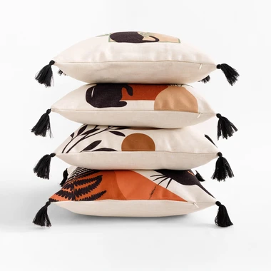 Dekorační povlak na polštář se sluncem CATS 45x45 cm