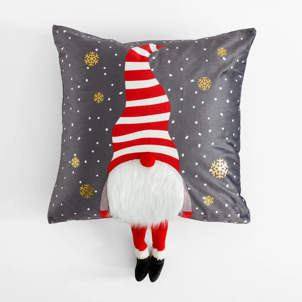 Povlak na polštář vánoční modrý MICKY 45x45 cm