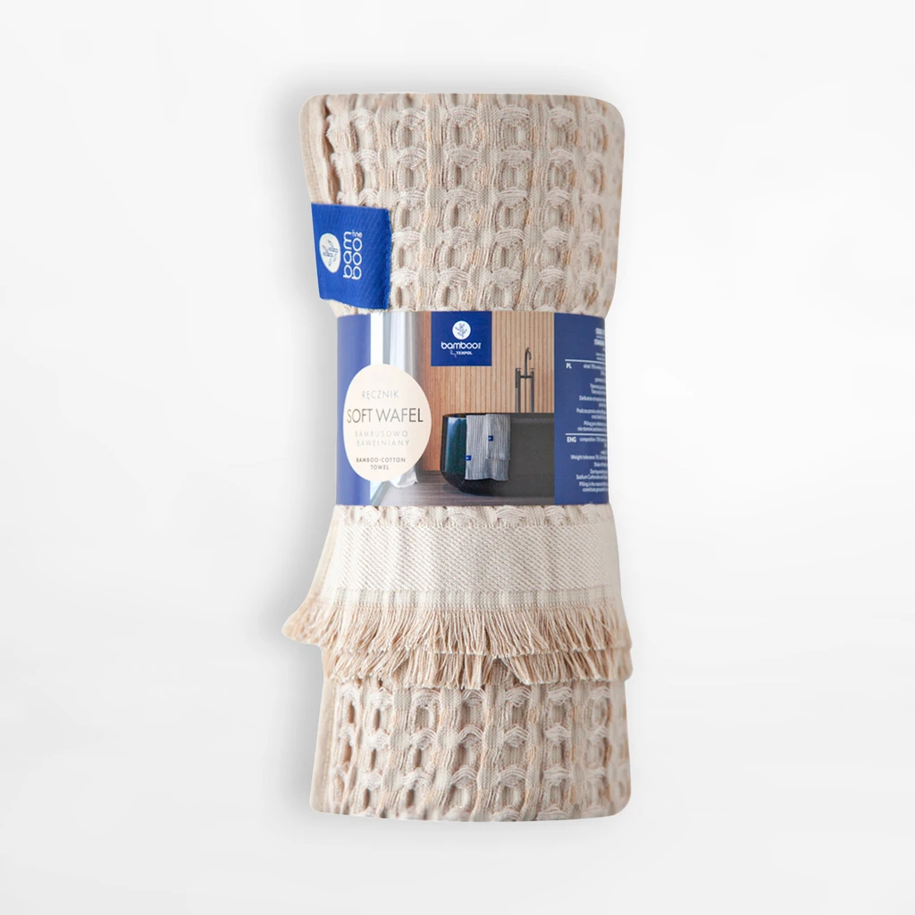 Bambusový ručník SOFT WAFEL BAMBOO SPA 80x160 cm, cappuccino