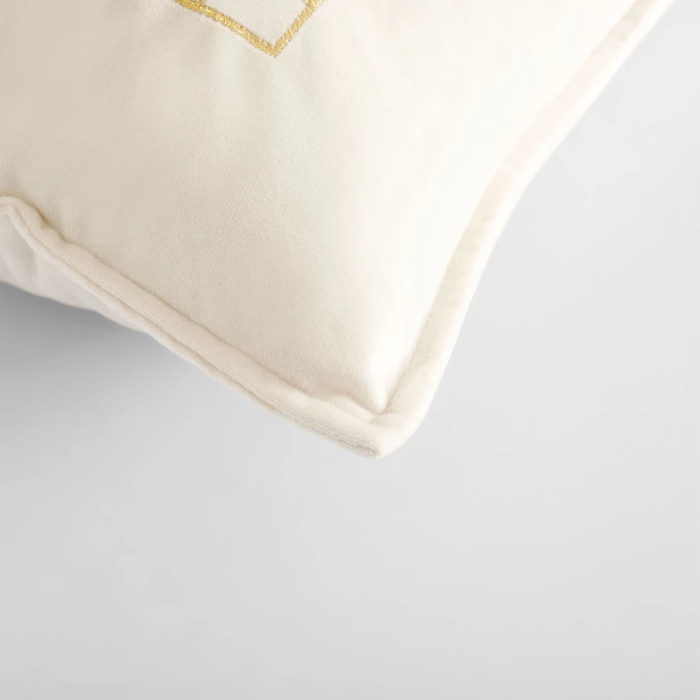 Povlak na polštář s bílým sněhulákem TWINKLE 45x45 cm