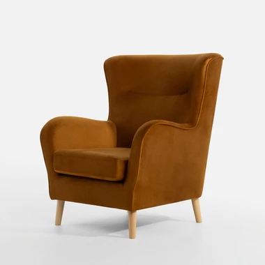 Čalouněné křeslo CARY hořčicové