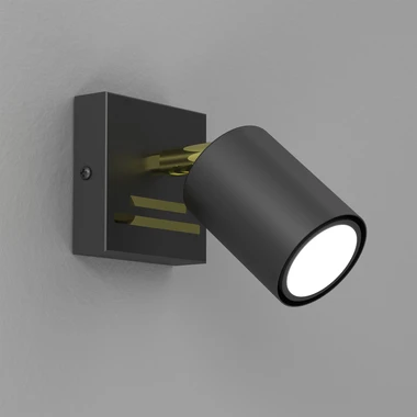 Černo-zlaté nástěnné svítidlo STRIPER