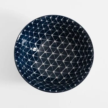 Porcelánová miska ALORA modro-bílá 650 ml