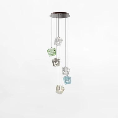 Závěsné LED svítidlo s kulatou základnou COLORE VI