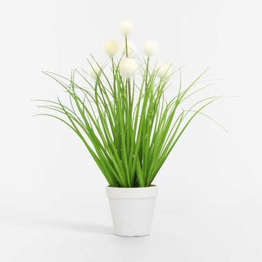 Umělá tráva v květináči 43 cm