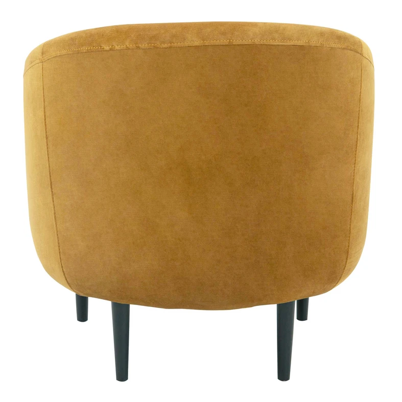 Hořčicové křeslo MILTON