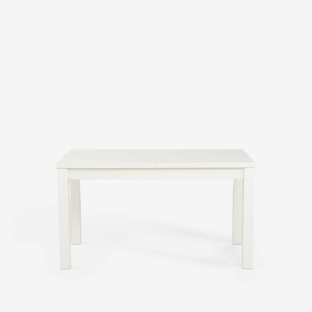 Rozkládací stůl bílý mat KELIN 138-178 cm