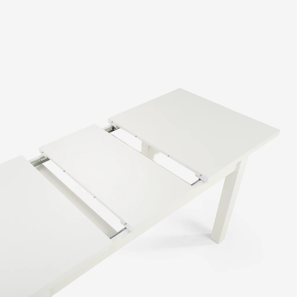 Rozkládací stůl bílý mat KELIN 138-178 cm