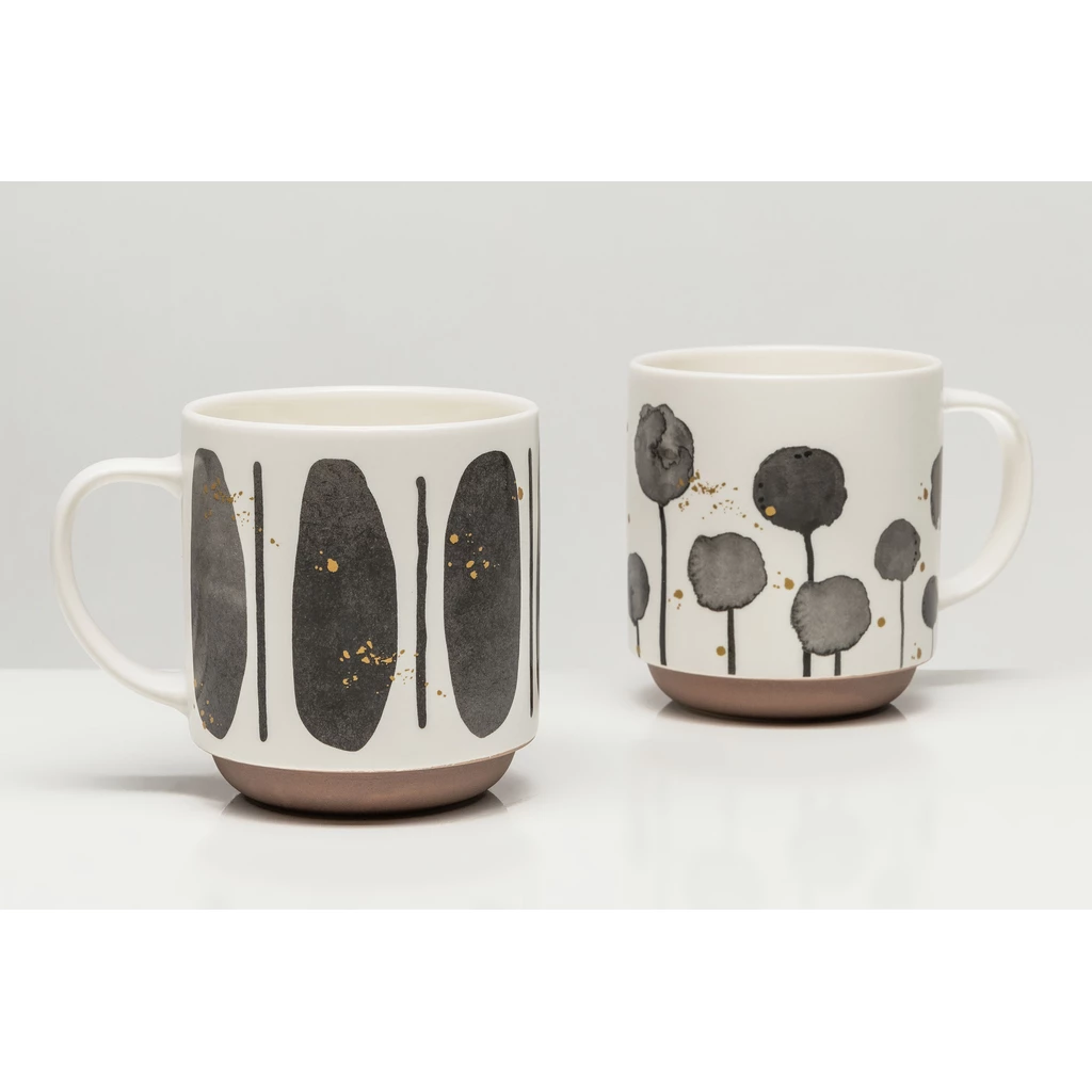 Porcelánový hrnek abstrakt 400 ml