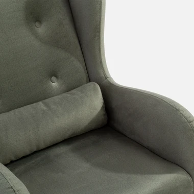 Křeslo MORENO olivově zelené