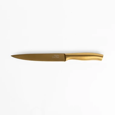 Plátkovací nůž TOKYO zlatý 20 cm