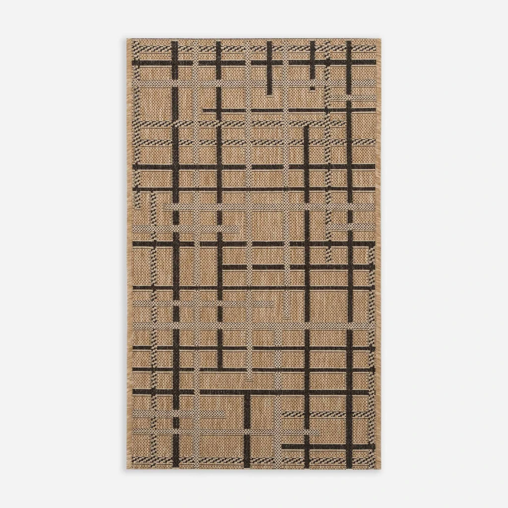 Koberec s mřížkou JUTA 40x60 cm, béžový