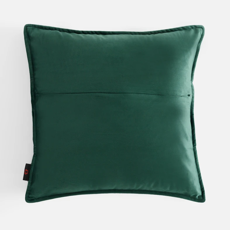 Povlak na polštář s stromečkem TWINKLE 45x45 cm tmavě zelený