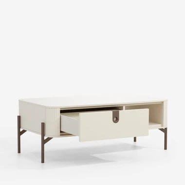 Konferenční stolek RONDO kašmírový lak mat.