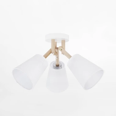 Bílé stropní svítidlo VAIO 3