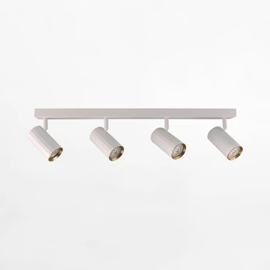 Světelná lišta 4 reflektory NICEA bílo-zlatá