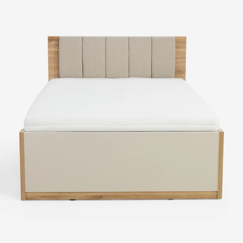 Postel s úložným prostorem a roštem OAK SQUERE 120x200.