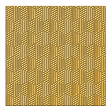 Zlaté papírové ubrousky INSPIRATION TEXTURE 20 ks