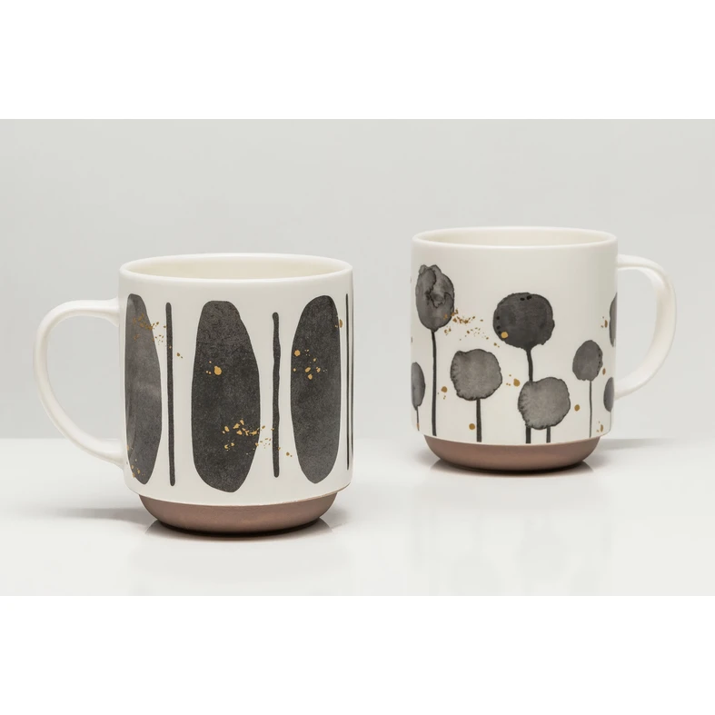 Porcelánový hrnek abstrakt 400 ml