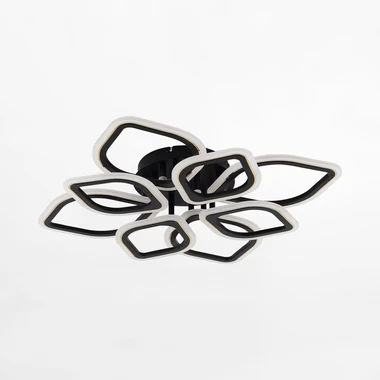 Černo-zlaté LED stropní svítidlo ILLUMIA 75W