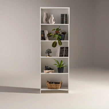 Bílý regál MATT 60 cm