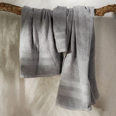 Osuška TULSA 70x140 cm šedá