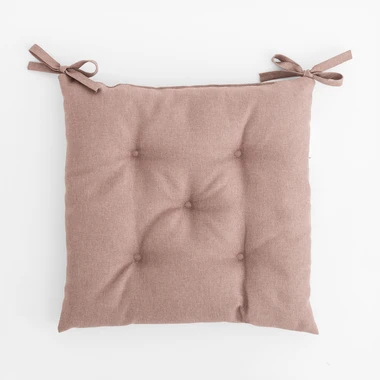 Podsedák na židli ve špinavě růžové barvě SAWANA 38x38 cm