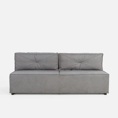 Šedá 3místná rozkládací pohovka GRIS