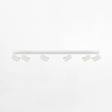 Bodové světlo na liště NICEA 6 reflektorů bílo-zlatá