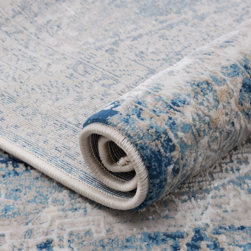 Koberec vintage modrý ALMERA 160x220 cm