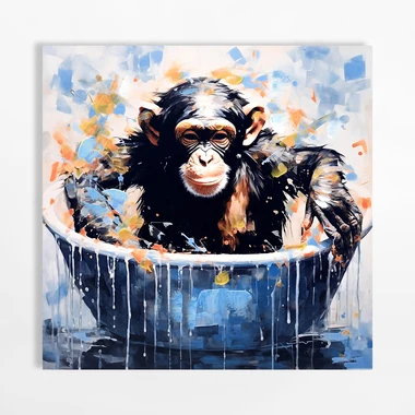 Obraz na plátně OPICE 60x60 cm