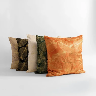 Dekorační povlak na polštář MARBELLA 45x45 cm černý