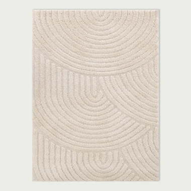 Krémový koberec LA CASA 3D 160x230 cm