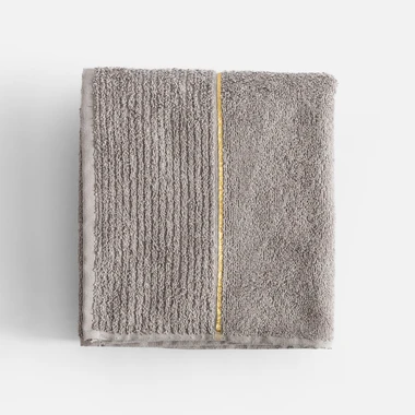 Bavlněný ručník světle šedý GOLD NEW 70x140 cm
