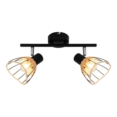 Lišta dvoubodová ratan černý GENT