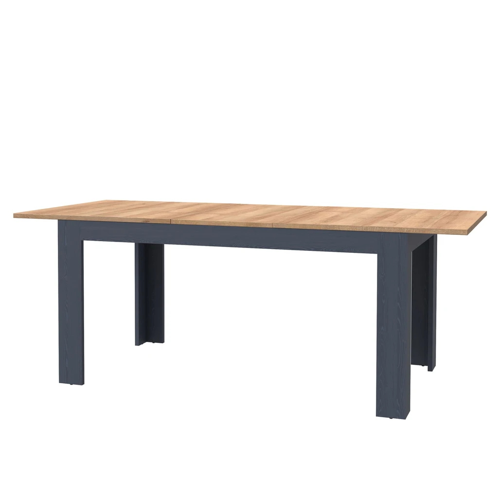 Rozkládací stůl tmavě modrý 160 cm