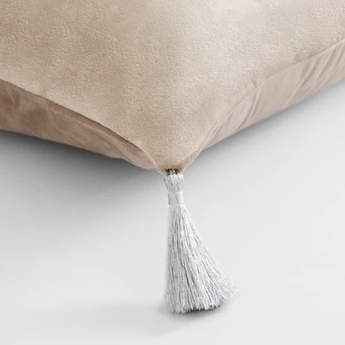 Dekorační povlak na polštář s mořským korálem ATLANTIC taupe 45x45 cm