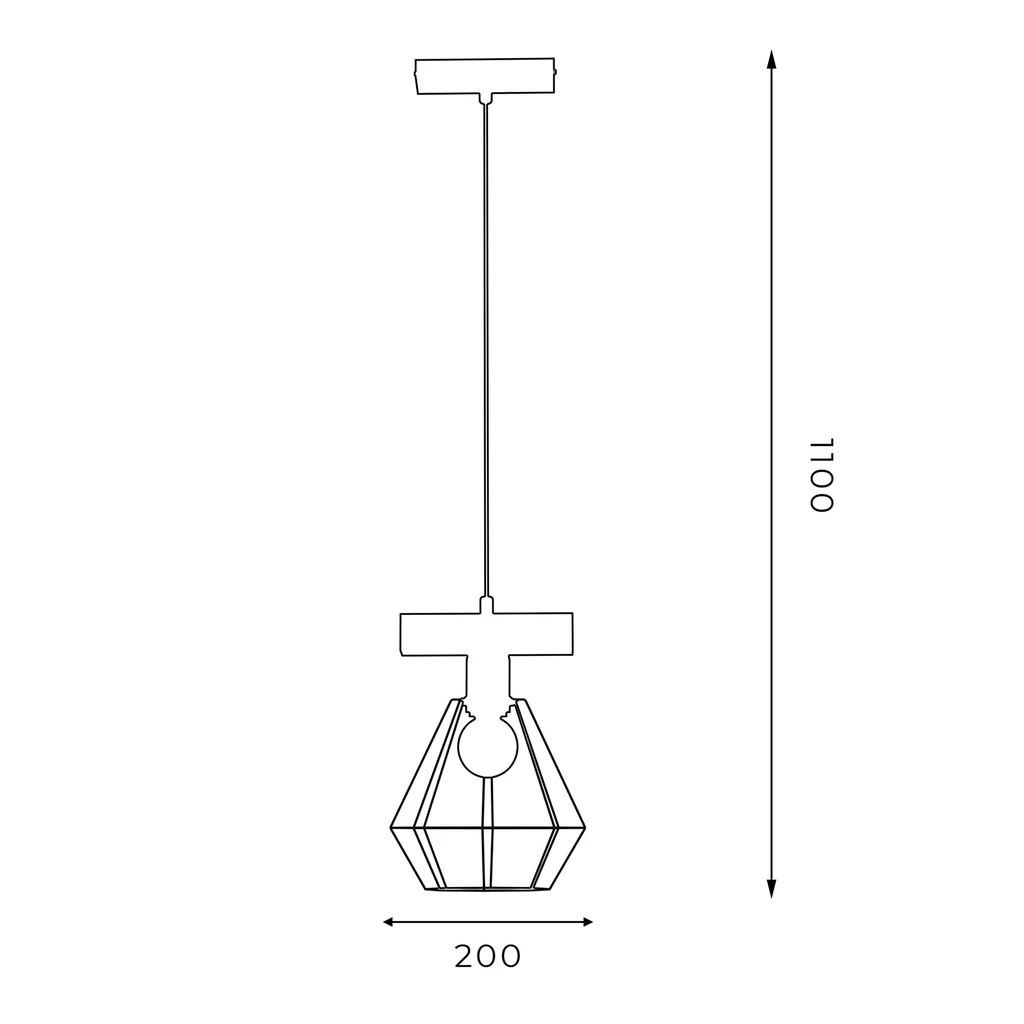 Designové závěsné svítidlo VASTRA I