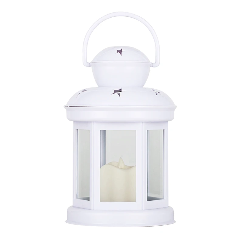 LED lucerna bílá 19 cm