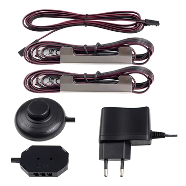 Osvětlení 2-bodové KLIPS LED INOX, studená barva