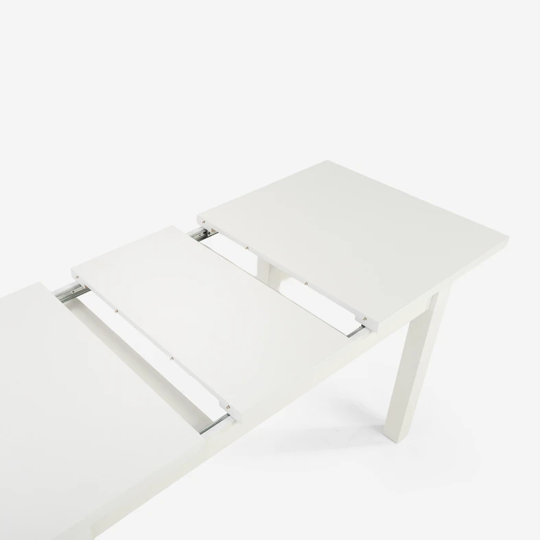 Rozkládací stůl bílý mat KELIN 138-178 cm